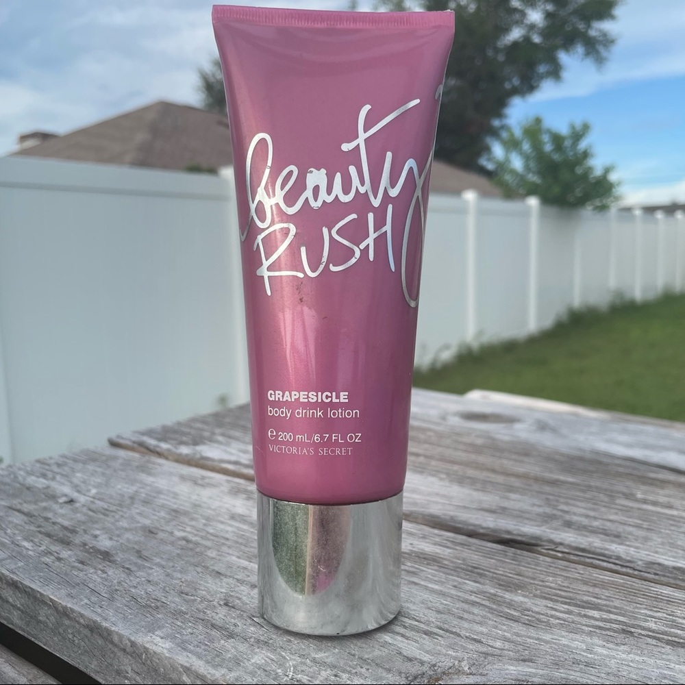 Victoria’s Secret Beauty Rush Grapesicle Body Cream Drink Lotion 6.7 oz RARE New